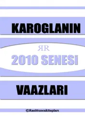 Omslag van Rasit Tuncanın 2010 Senesinde Yaptığı Tasavvufi Vaazlar
