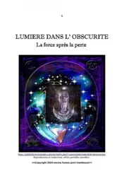 Omslag van Lumière dans l'obscurité