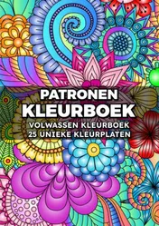Omslag van Volwassen Kleurboek: Patronen Kleurboek, 25 Unieke Kleurplaten