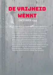 Omslag van DE VRIJHEID WENKT