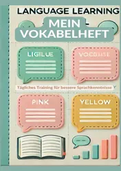 Omslag van MEIN VOKABELHEFT: mit 4 Spalten