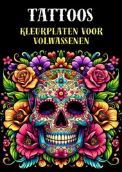 Omslag van Kleurplaat voor Volwassenen - Tattoos