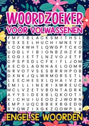 Omslag van Woordzoeker voor Volwassenen - Engelse Woorden, Inclusief Vertalingen
