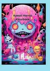 Omslag van Kawaii Horror Kleurboek