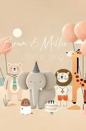 Omslag van Bram en Millie vieren een feestje