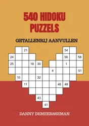 Omslag van 540 HIDOKU PUZZELS