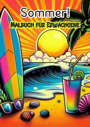Omslag van Malbuch fùr Erwachsene - Sommer!