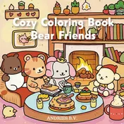 Omslag van Cozy Coloring Book - Bear Friends