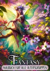 Omslag van Malbuch für alle Altersgruppen - Fantasy