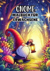 Omslag van Gnome - Malbuch für Erwachsene
