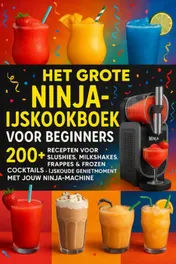 Omslag van Het grote Ninja-ijskookboek voor beginners