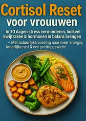Omslag van Cortisol Reset voor vrouwen: in 30 dagen stress verminderen, buikvet kwijtraken & hormonen in balans brengen