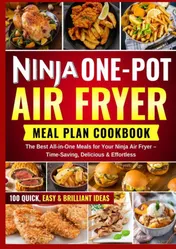 Omslag van NINJA ONE POT AIR FRYER MEAL PLAN COOKBOOK