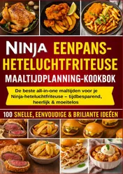 Omslag van NINJA EENPANS-HETELUCHTFRITEUSE MAALTIJDPLANNING-KOOKBOEK