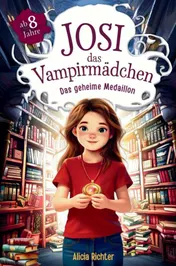 Omslag van Josi das Vampirmädchen – Ein spannendes Kinderbuch ab 8 Jahren über Mut, Freundschaft und die Kraft, anders zu sein (Große Schrift für Erstleser)