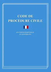 Omslag van Code de procédure civile