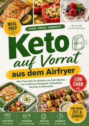 Omslag van Keto auf Vorrat aus dem Airfryer