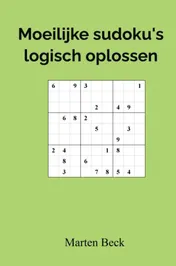 Omslag van Moeilijke sudoku's logisch oplossen