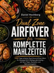 Omslag van Dual Zone Airfryer für komplette Mahlzeiten