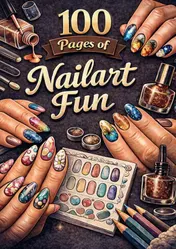 Omslag van 100 Pages of Nailart fun
