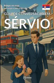 Omslag van Guia de conversação em sérvio