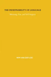Omslag van The Indefinability of Language