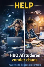 Omslag van HBO Afstuderen zonder chaos