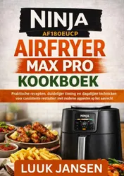 Omslag van NINJA AF180EUCP AIRFRYER MAX PRO KOOKBOEK