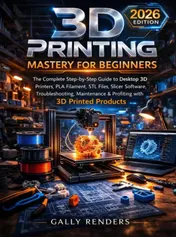 Omslag van 3D Printing Mastery For Beginners