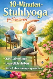 Omslag van 10-Minuten-Stuhlyoga für Senioren: Sanft abnehmen, beweglich bleiben und neue Lebensenergie gewinnen-Geschenk für ältere Menschen
