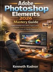 Omslag van Adobe Photoshop Elements 2026 Mastery Guide