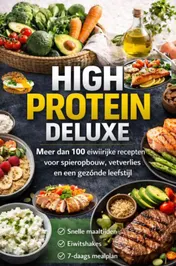 Omslag van High Protein Deluxe – Meer dan 100 eiwitrijke recepten voor spieropbouw, vetverlies en een gezonde leefstijl