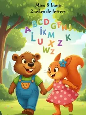 Omslag van Mino & Luna zoeken de letters