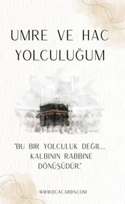 Omslag van Umre ve Hac Yolculuğum