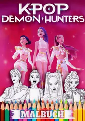 Omslag van KPop Demon Hunters Malbuch