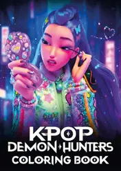 Omslag van Kpop Demon Hunters Coloring Book