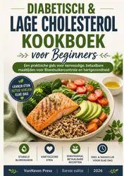 Omslag van Diabetisch & Lage cholesterol Kookboek voor Beginners