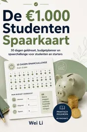 Omslag van De €1.000 Studenten Spaarkaart