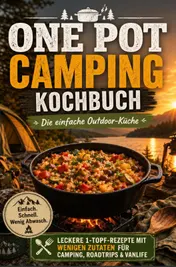 Omslag van One Pot Camping Kochbuch – Die einfache Outdoor-Küche: Leckere 1-Topf-Rezepte mit wenigen Zutaten für Camping, Roadtrips & Vanlife