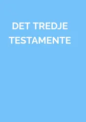 Omslag van DET TREDJE TESTAMENTE