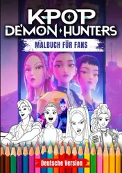 Omslag van K-Pop Demon Hunters MALBUCH