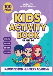 Omslag van K-Pop Demon Hunter Activity Book for Kids