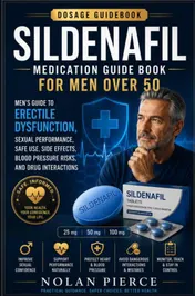 Omslag van Sildenafil Medication Guide Book for Men Over 50