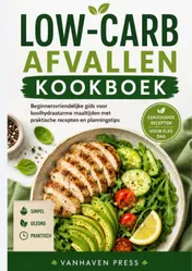 Omslag van LOW-CARB AFVALLEN K O O K B O E K
