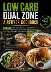 Omslag van Low Carb Dual Zone Airfryer Kochbuch