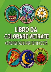Omslag van Libro para Colorear para Todas las Edades: Libro da Colorare Vetrate