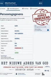 Omslag van Het nieuwe adres van God