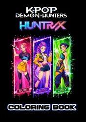 Omslag van Kpop Demon Hunters Coloring Book
