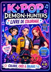 Omslag van KPop Demon Hunters Livre de Coloriage
