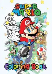 Omslag van Super Mario Coloring Book